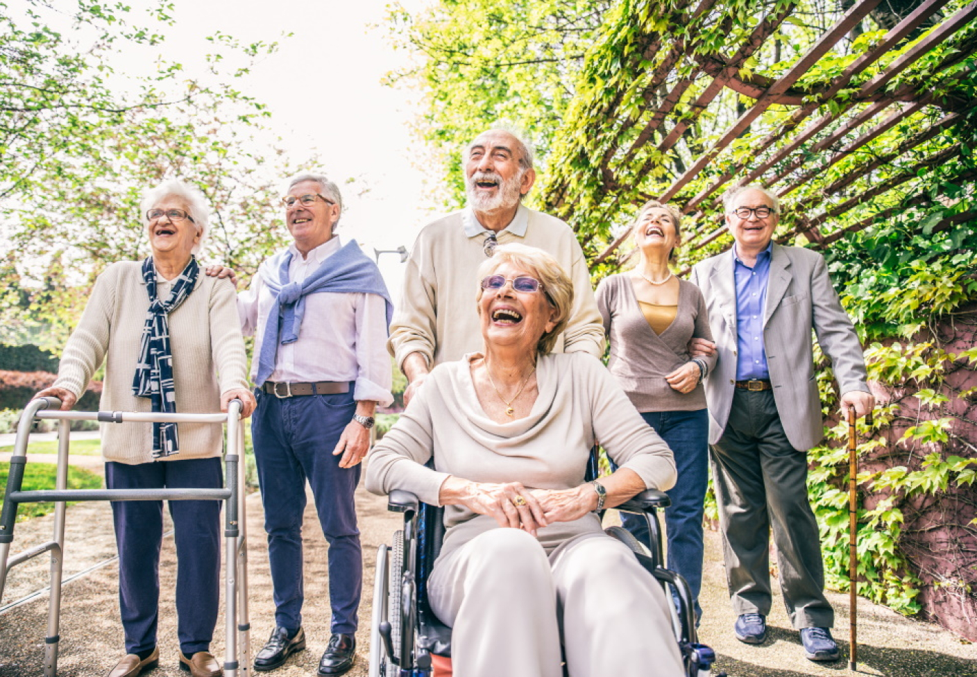 group of old men and womens